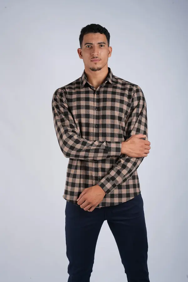 Pack de 3 Chemises Massimo Dutti En Flanelle À Carreaux À Manches Longues