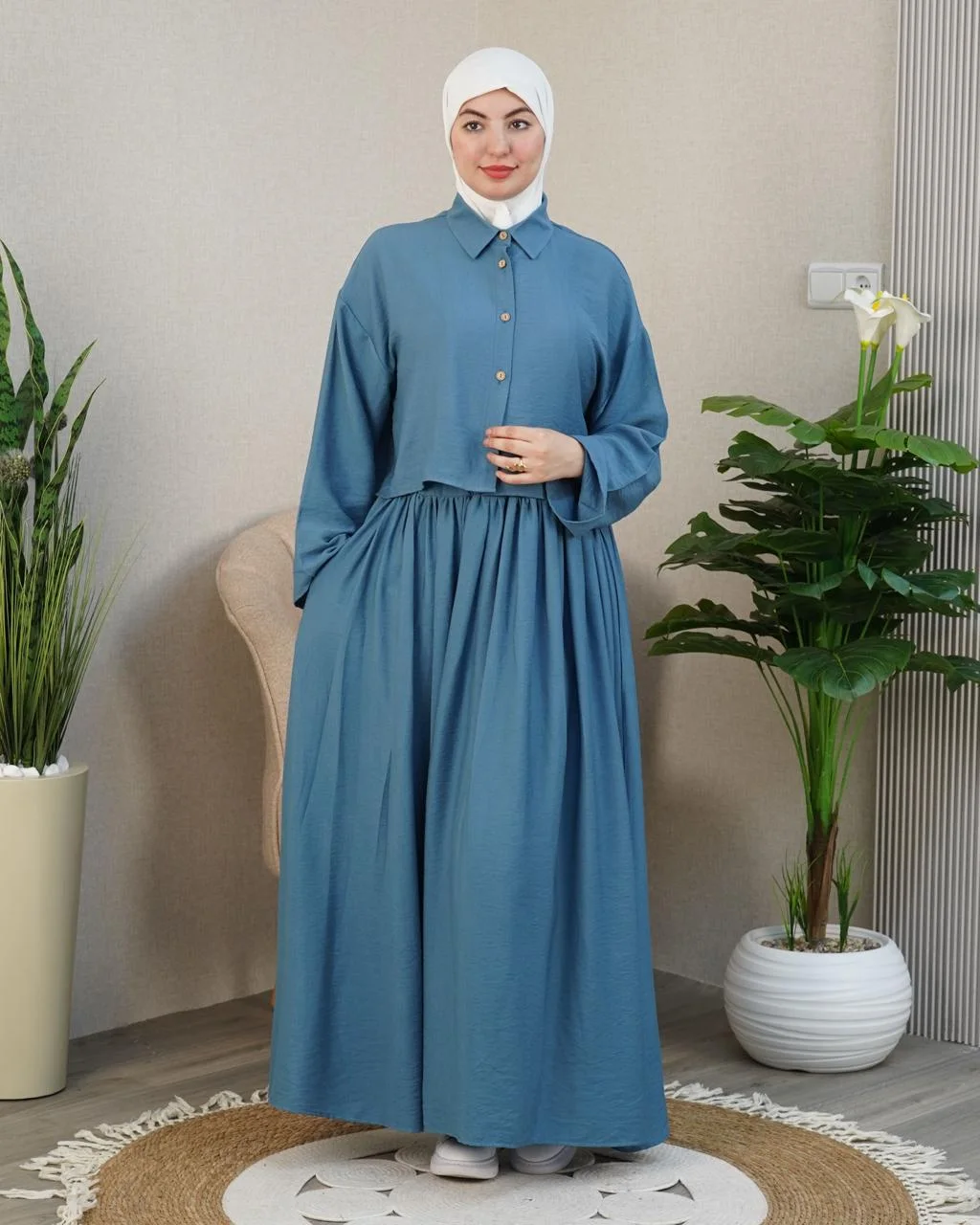 ENSEMBLE EN LIN CHIC