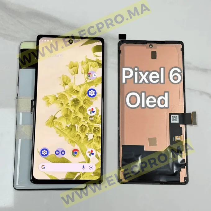 Écran OLED Google Pixel 6 D’origine – Noir – Vitre Tactile Incluse (Pièce Détachée Neuve)