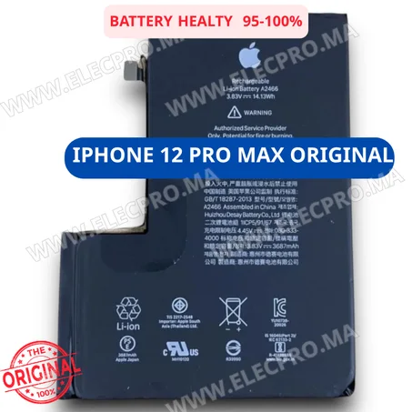 Batterie iPhone 12 Pro Max Originale | Prix Maroc & Changement Batterie iPhone 12 Pro Max