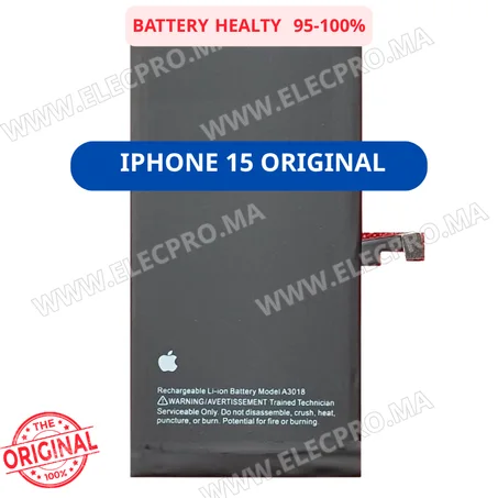 Batterie iPhone 15 Originale | Prix Maroc & Remplacement Battery iPhone 15