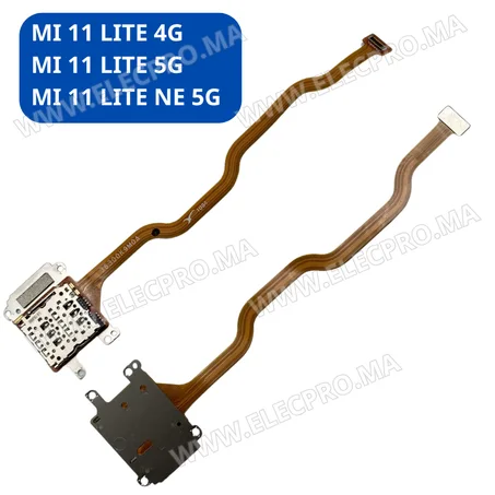 SIM Card Tray Reader Flex Cable MI 11 LITE