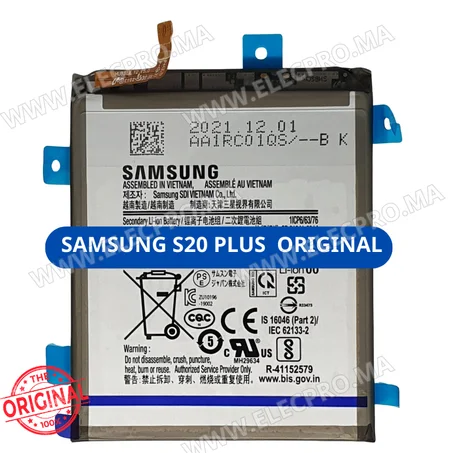 batterie Samsung S20 plus original battery EB-BG985ABY