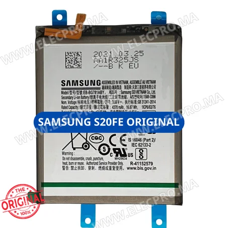 batterie Samsung S20fe  original  battery  EB-BG781ABY