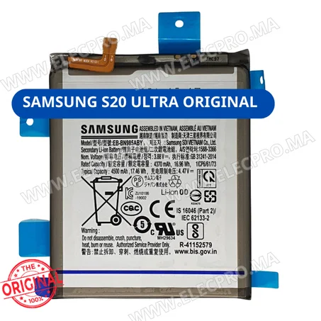 batterie Samsung S20 ultra original battery EB-BG988ABY