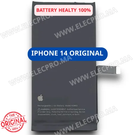 Batterie iPhone 14 Originale | Prix Maroc & Remplacement Batterie iPhone 14