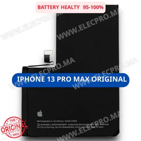 Battery iPhone 13 Pro Max Originale | Prix Maroc & Remplacement Batterie