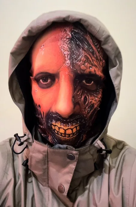 Cagoule Face Fire 🔥 كاجول نصف وجه محروق