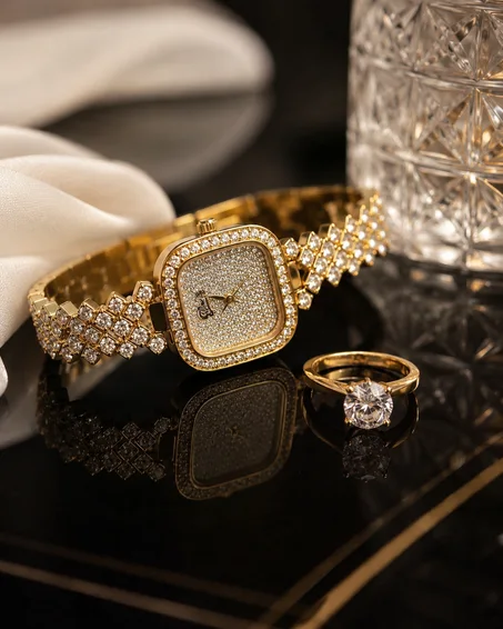 Montre dorée  ✨ دهبية ساعة