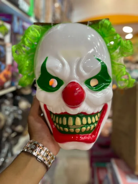 Masque Clown Horreur 😈 / ماسك المهرج المرعب بلاستيك 🎪