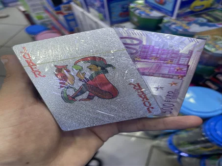 Cartes Rami en Plastique 💸 | ورق رامي بلاستيك مقاوم للماء بنقشة الفلوس 💶 جودة عالية