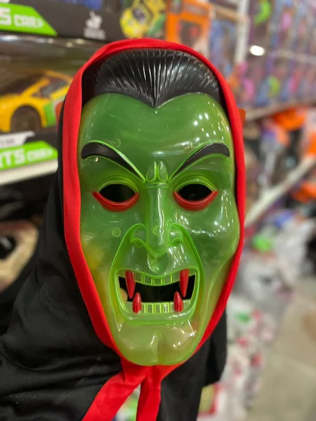 Masque Vampire Vert Horreur Halloween / ماسك مصاص الدماء الأخضر للهالوين 💚😈