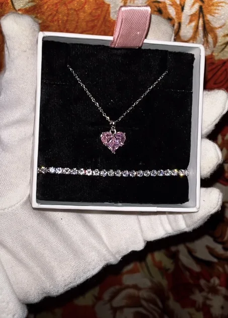 Collier + gourmette Serpent🐍 ou Coeur💞pour filles