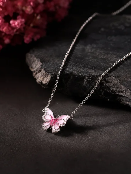 Collier papillon 🦋 et gourmette سنسلة الفراشة