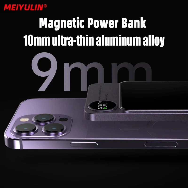 Batterie externe 10000 mah شاحن لاسلكي قوة البنك