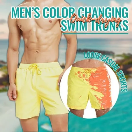 Summer sales 48%-Men's Color Changing Swim Trunks（Buy 2 get 1 free）