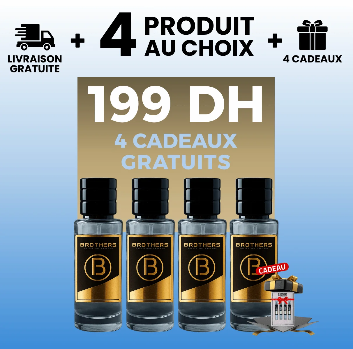 Pack BROTHERS 4 × 30 ml
