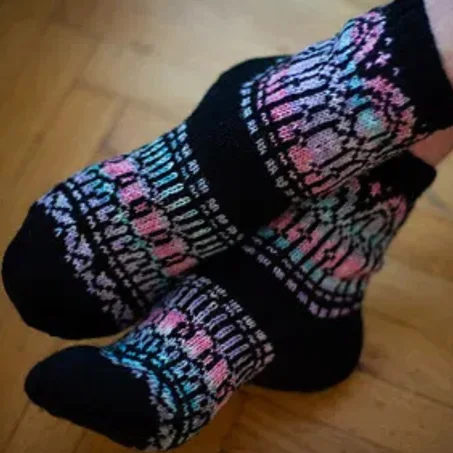 Cathedral Sunrise Socks