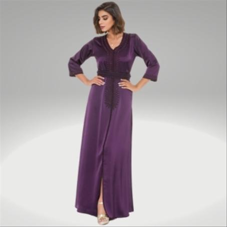 قفطان مغربي حرير