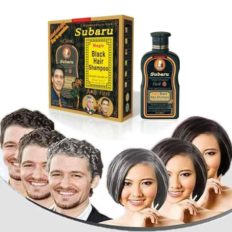 💥شمبوان سوبارو لشعر بدون شيب على طول 👩🏻👨🏻👨🏽👩🏽 ✔️ يعيد الشعر اسودا او بنيا حسب الرغبة