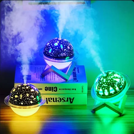 مبيخرة عصرية مزودة باضواء لتزيين الغرفة و الصالة