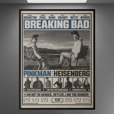 BREAKING BAD GREY POSTER