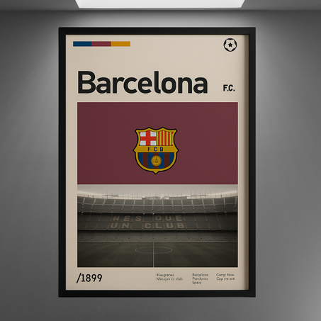 BARCA CAMP NOU POSTER