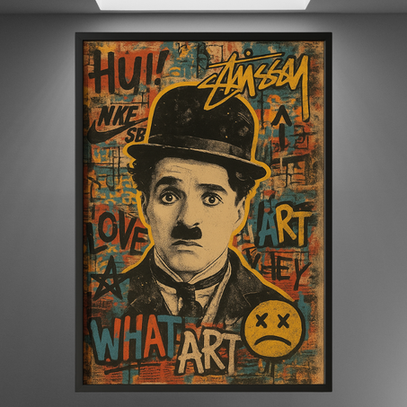 CHARLIE CHAPLIN ART POSTER