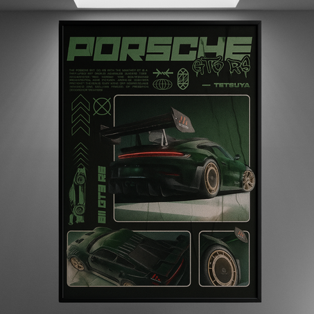 PORSCHE GT3 RS POSTER 2