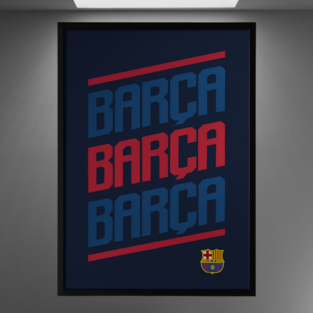 BARCA BARCA BARCA POSTER
