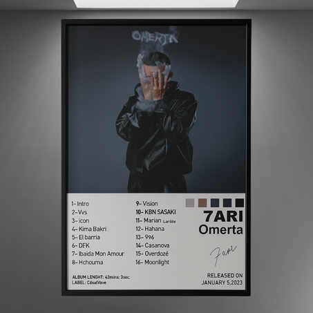 7ARI OMERTA POSTER