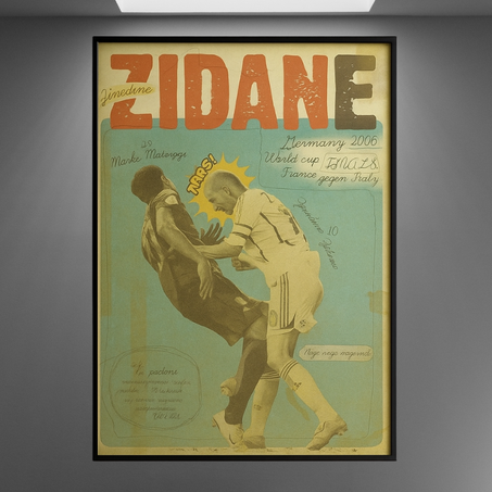 ZIDANE 2006 POSTER