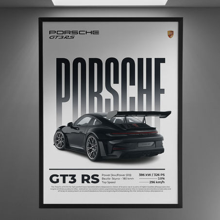 PORSCHE GT3 RS POSTER