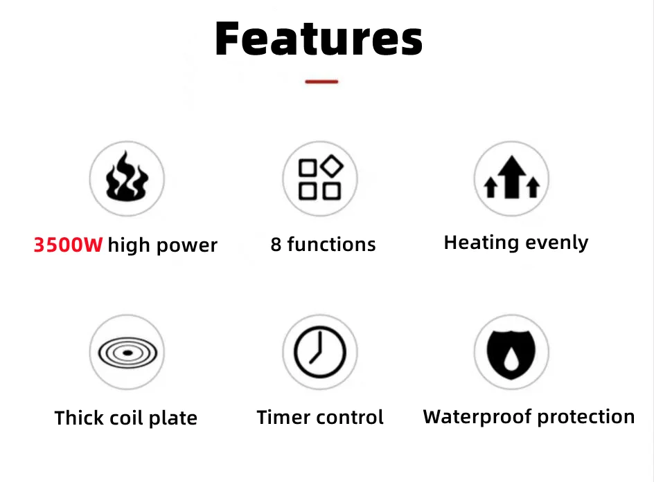 طباخ تاتش Silver Crest ضمان 6 أشهر