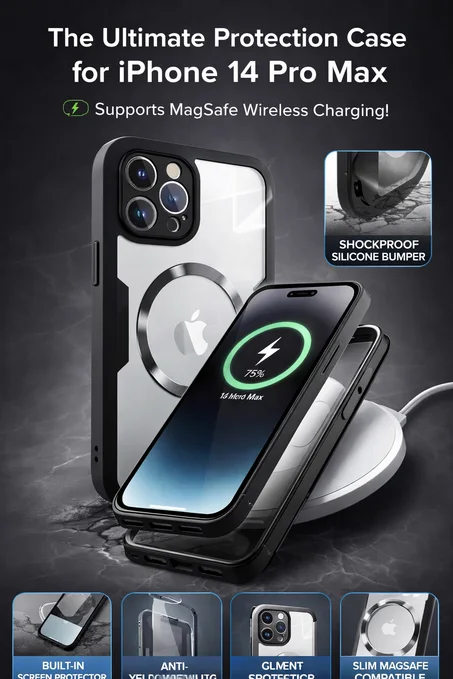 Magnetic Wireless IP 14 pro max