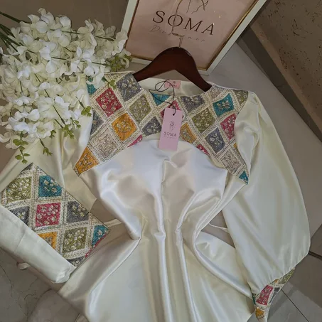 فستان غزال - بيج