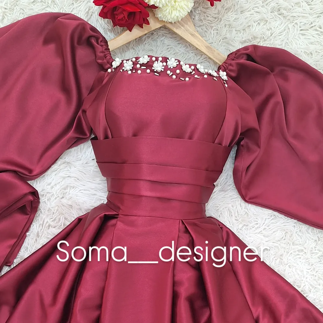 فستان ستنان احمر