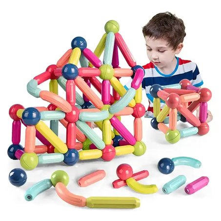 Smart magnetic ball rod toys