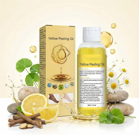 زيت تقشير الوجه واليدين