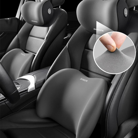 وسادة دعم الرقبة والظهر للسيارة 2 في 1
