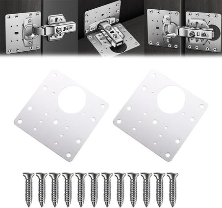 لوحة إصلاح المفصلات المصنوعة من الفولاذ المقاوم للصدأ