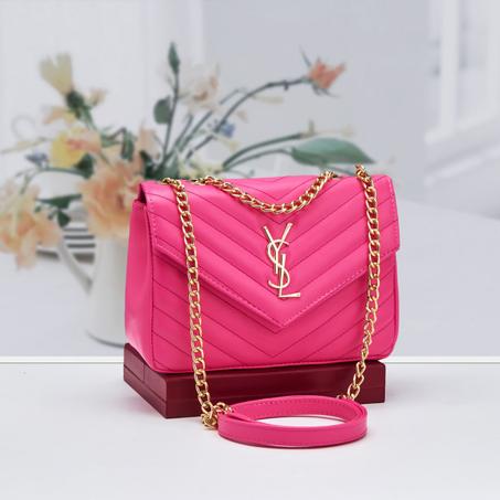 أناقة باريسية بلون الفوشيا – حقيبة Modaama الفاخرة بتصميم YSL