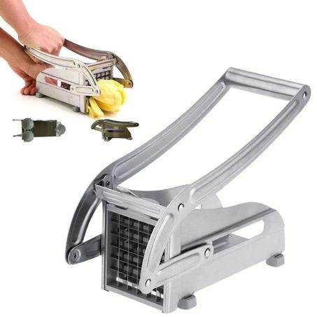 Coupe-frites manuel en acier inoxydable pour légumes et pommes de terre