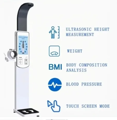 Borne médicale de santé avec mesure taille, poids et tension  –Écran  19 pouces  REF25