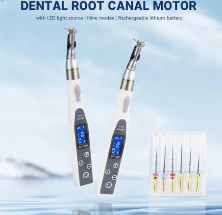 Moteur Endo dentaire intelligent sans fil, avec lampe LED