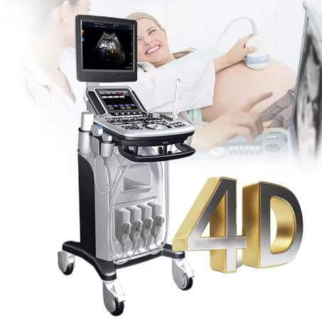 machine d'échographie de machine d'écho de couleur de chariot 3D 4-d MSLCU46