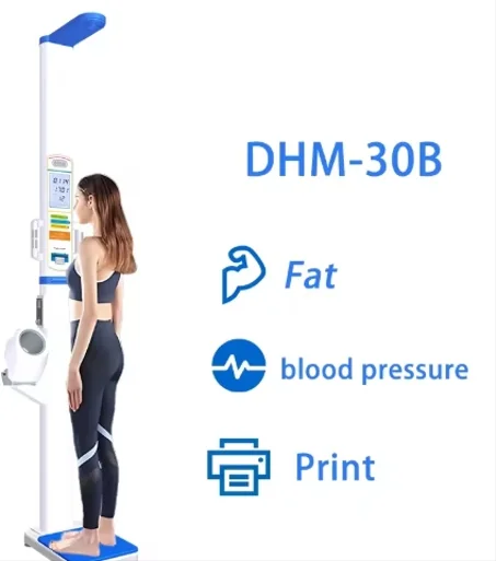 Balance de pesée et de mesure de la taille corporelle à pièces DHM-30B avec tensiomètre