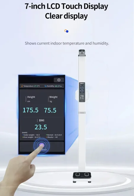 Balance de pesée et de mesure de la taille intelligente