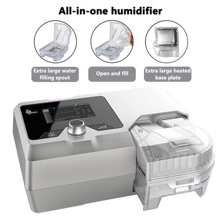 Machine bipap BMC G2S B20A avec masque complet bi-niveau CPAP