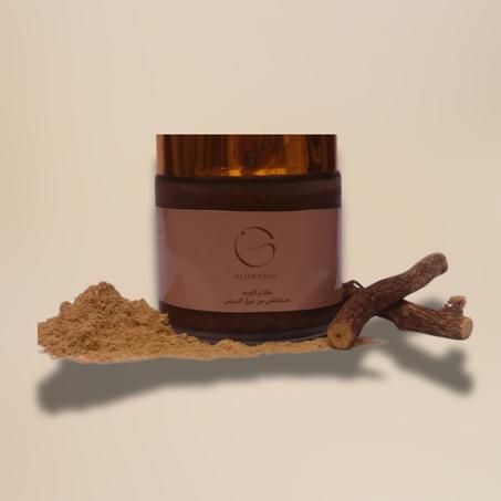 مقشر مستخلص من  عرق السوس